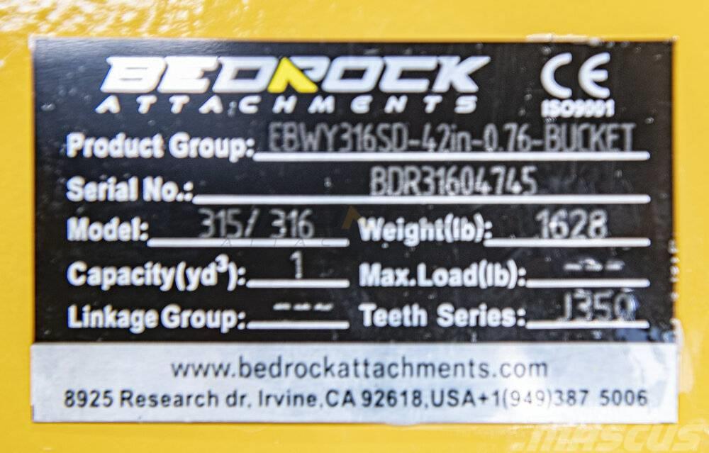 CAT 42" Severe Rock Bucket 315D/F,316E/F,318D2/E/F Other components