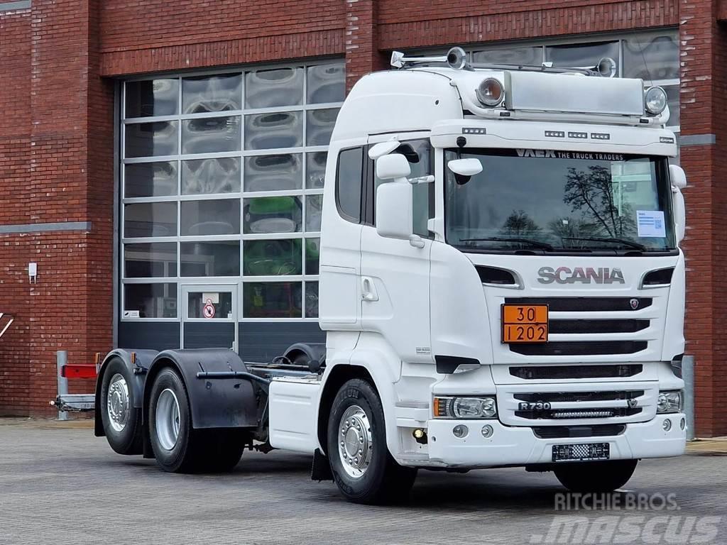 Scania R730 V8 Highline 6x2*4 - Chassis - Retarder - Full Chassis Cab trucks