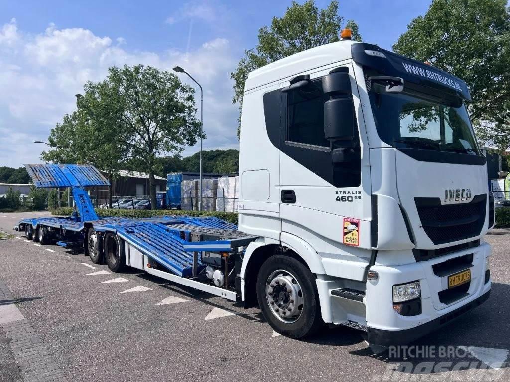Iveco Stralis 460 6X2 EURO 6 + GS MEPPEL - TRUCK-TRANSPO Vehicle transporters