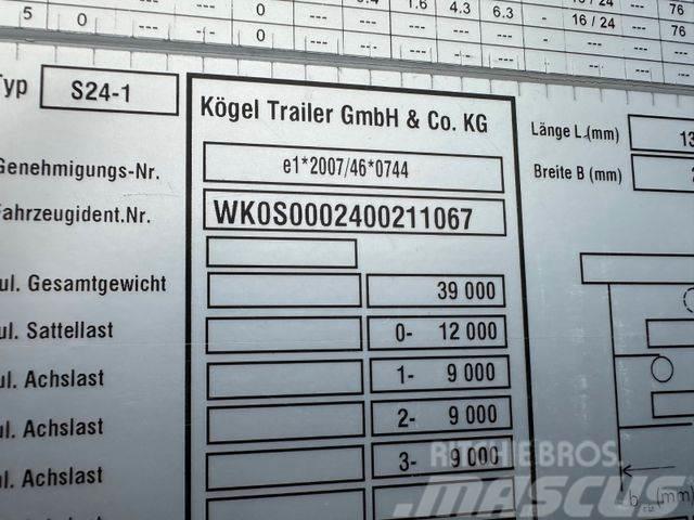 Kögel threesided strickling vin 067 Curtain sider semi-trailers