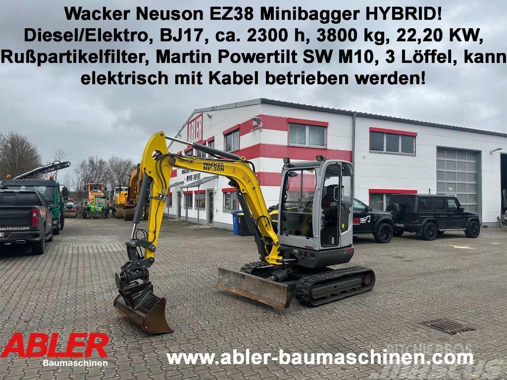 Wacker Neuson EZ 38 Hybrid! Minibagger diesel/Strom Powertilt Mini excavators < 7t (Mini diggers)