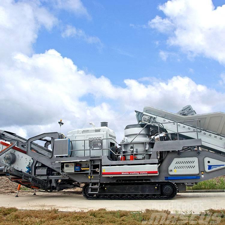 Liming PE600x900 Mobile Rock Crusher With Conveyor Mobile crushers