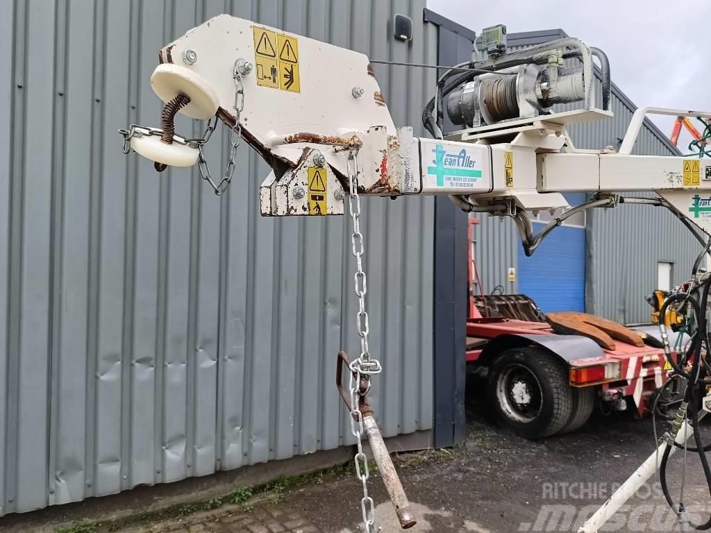 Rabaud probst 737 A27 curbstone laying clamp hijsarm biel Hoists, winches and material elevators