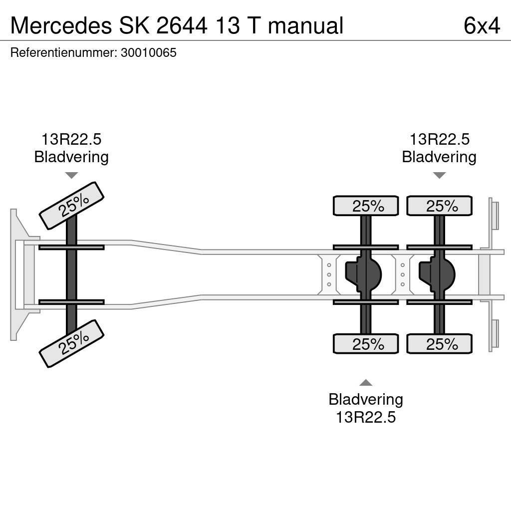 Mercedes-Benz SK 2644 13 T manual Tipper trucks