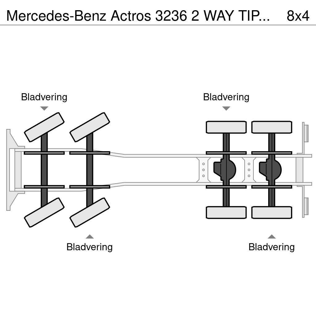 Mercedes-Benz Actros 3236 2 WAY TIPPER - 3 PEDALS RETARDER - AIR Tipper trucks