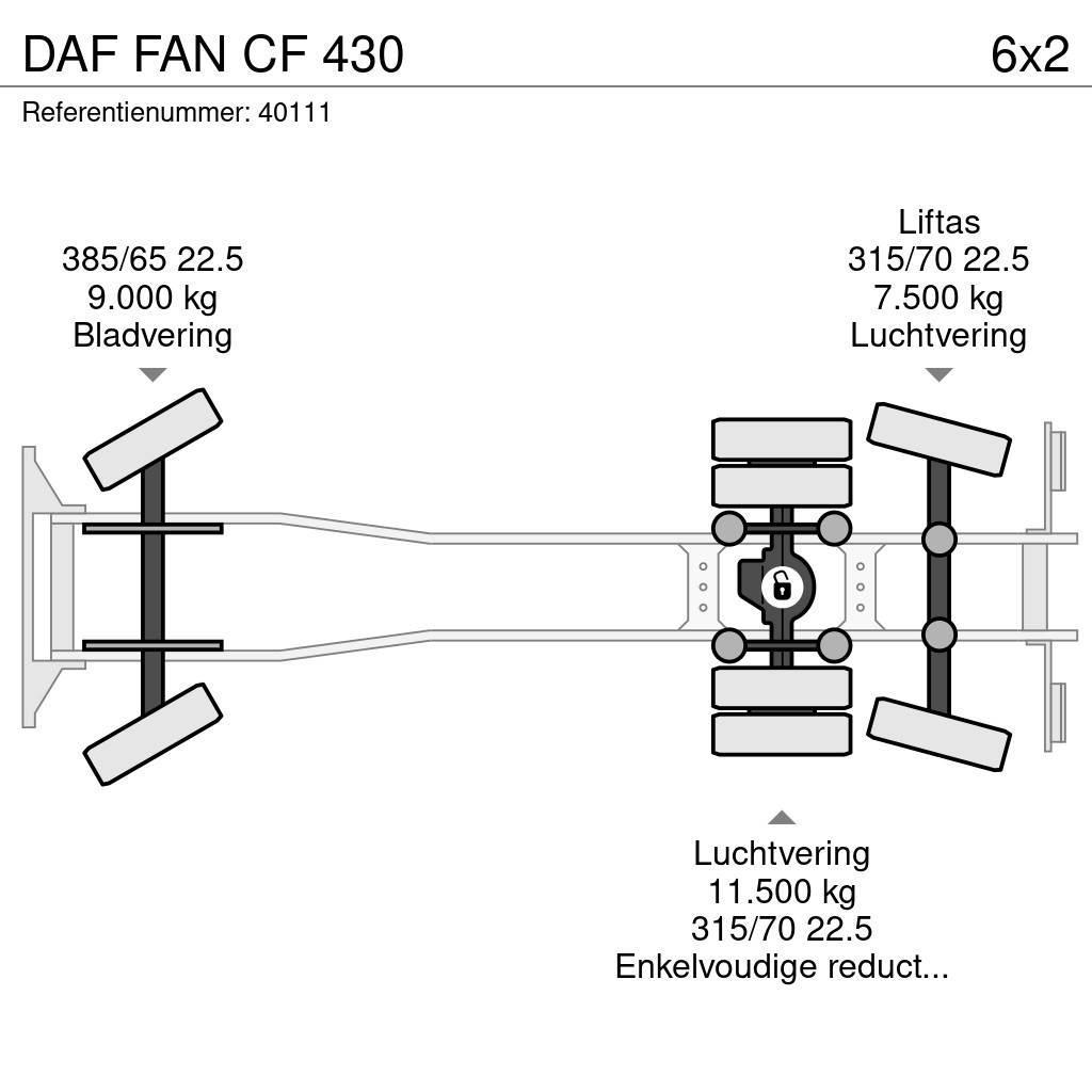 DAF FAN CF 430 Hook lift trucks