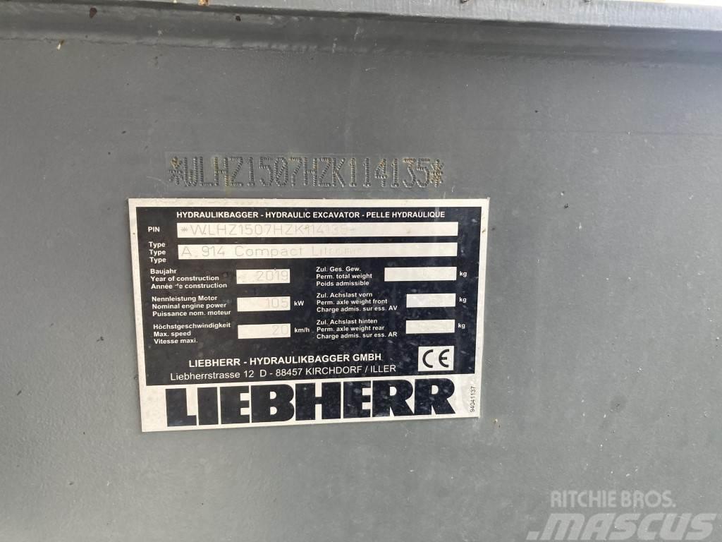 Liebherr A 914 Compact Litronic Wheeled excavators