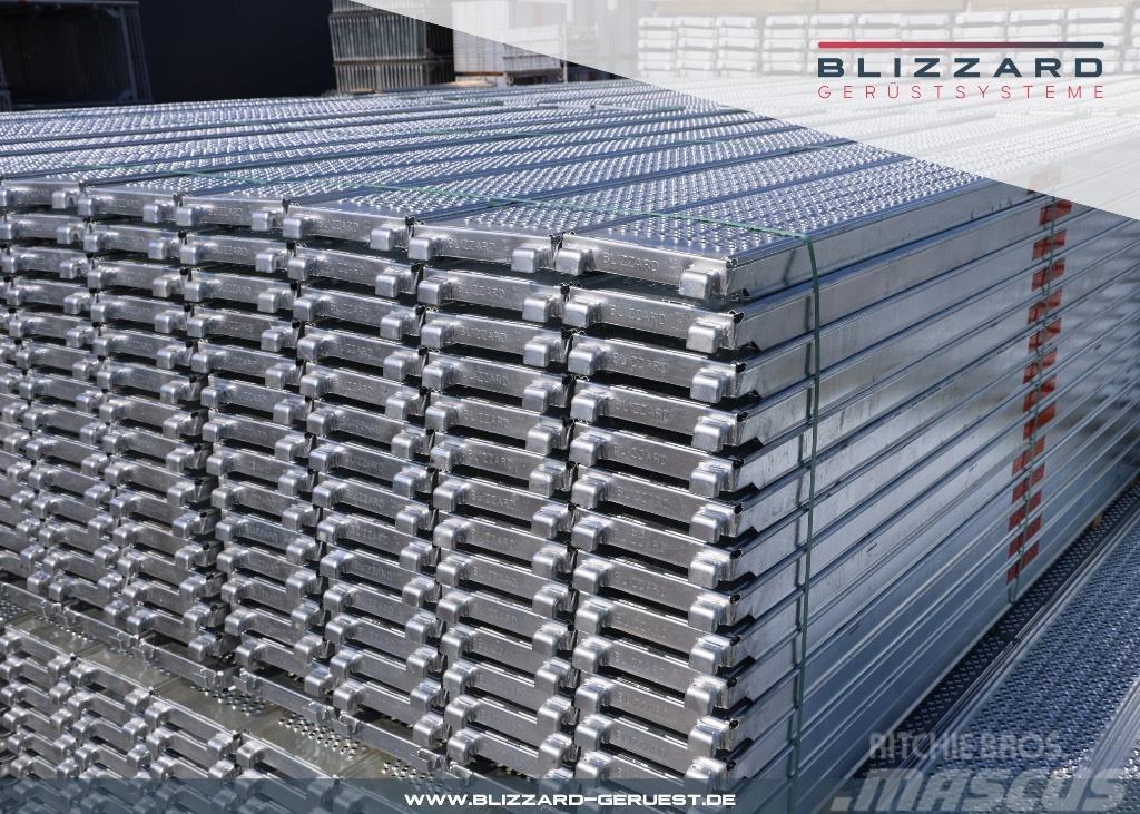 Blizzard Gerüstsysteme 81,04 m² Stahlgerüst mit Stahlböden Scaffolding equipment