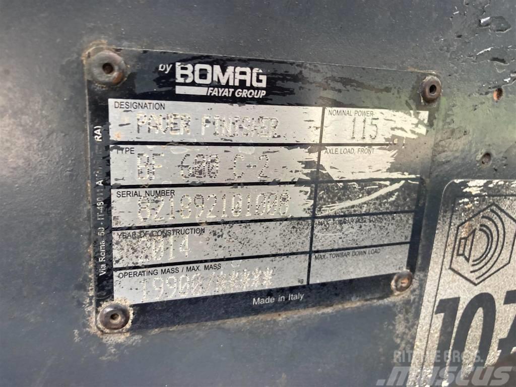 Bomag BF 600 C-2 S500 NON-CE Asphalt pavers