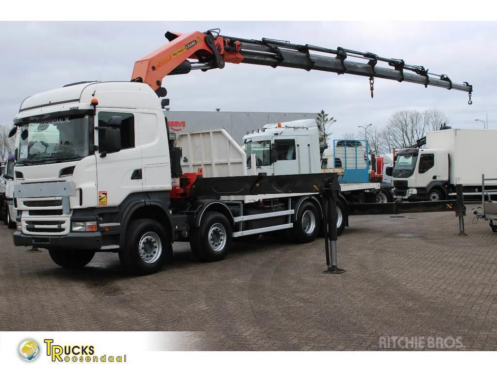 Scania R500 V8 + EURO 5 + PALFINGER PK 85002 All terrain cranes