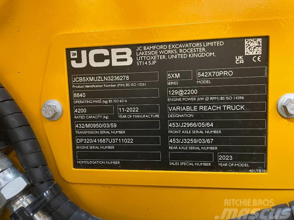 JCB 542-70 Agri Super Telehandlers for agriculture