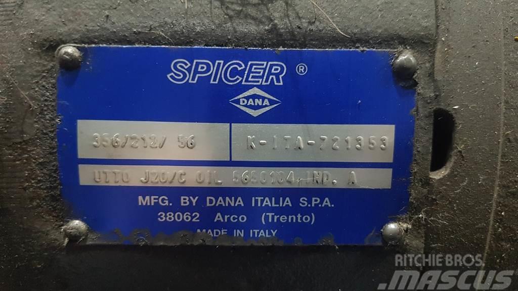 Spicer Dana 356/212/56 - Mecalac 714 MW - Axle Axles