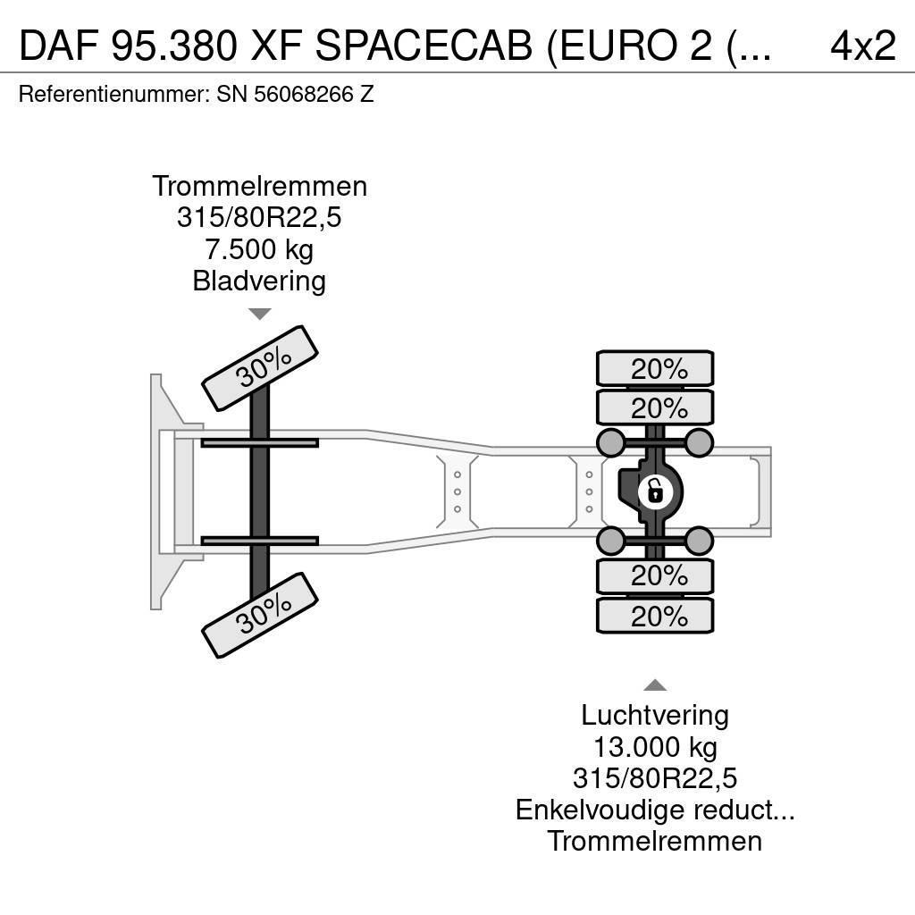 DAF 95.380 XF SPACECAB (EURO 2 (MECHANICAL PUMP & INJE Tractor Units