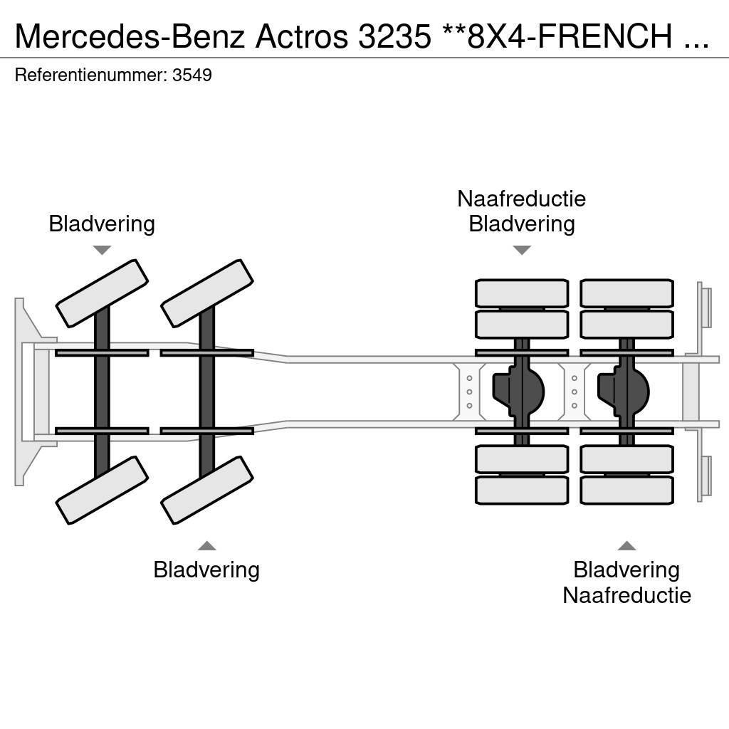 Mercedes-Benz Actros 3235 **8X4-FRENCH TRUCK-BENNE-TIPPER** Tipper trucks