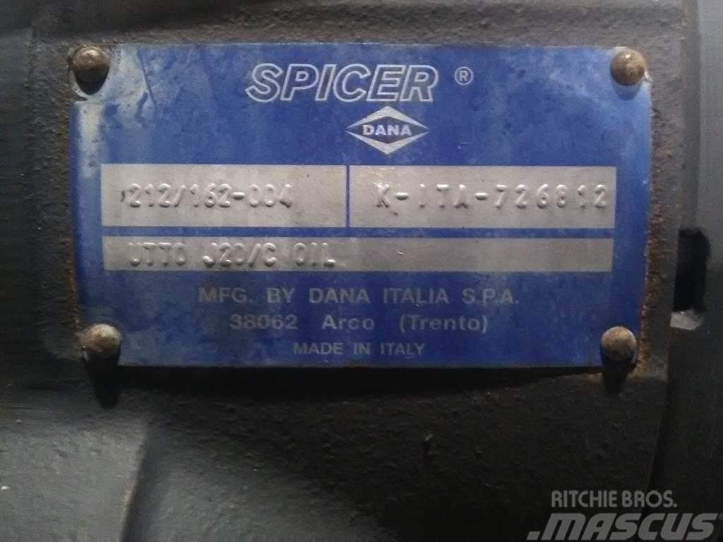 Spicer Dana 212/162-004 - Ahlmann AZ 85 T - Axle Axles