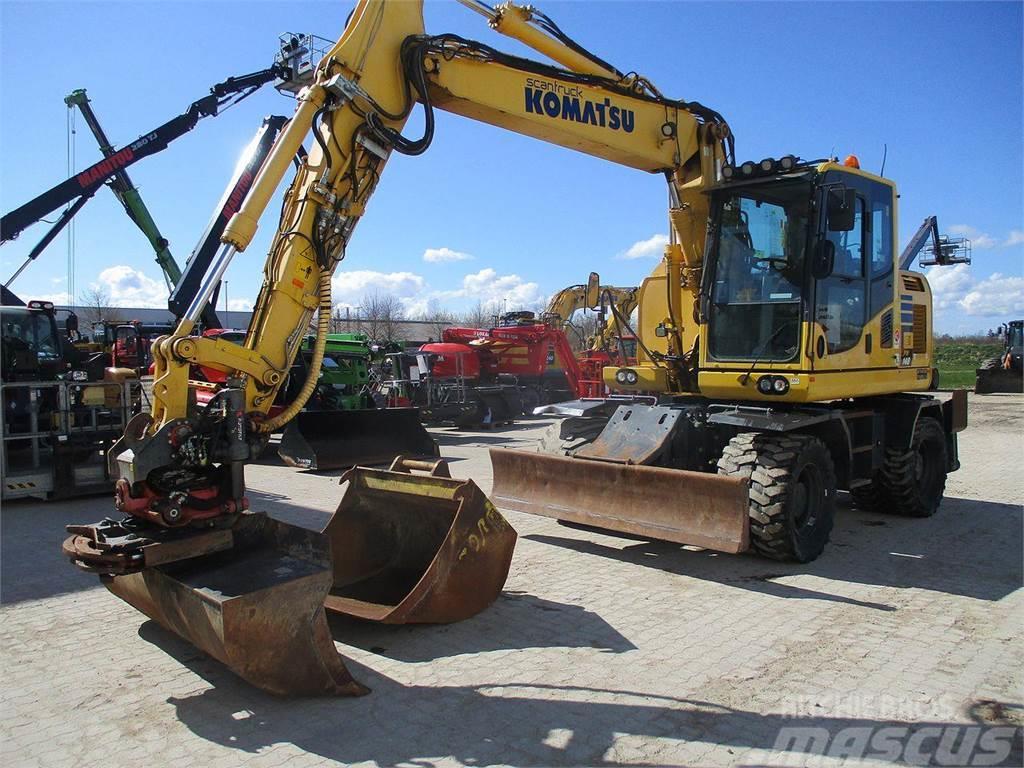 Komatsu PW148-10 Wheeled excavators