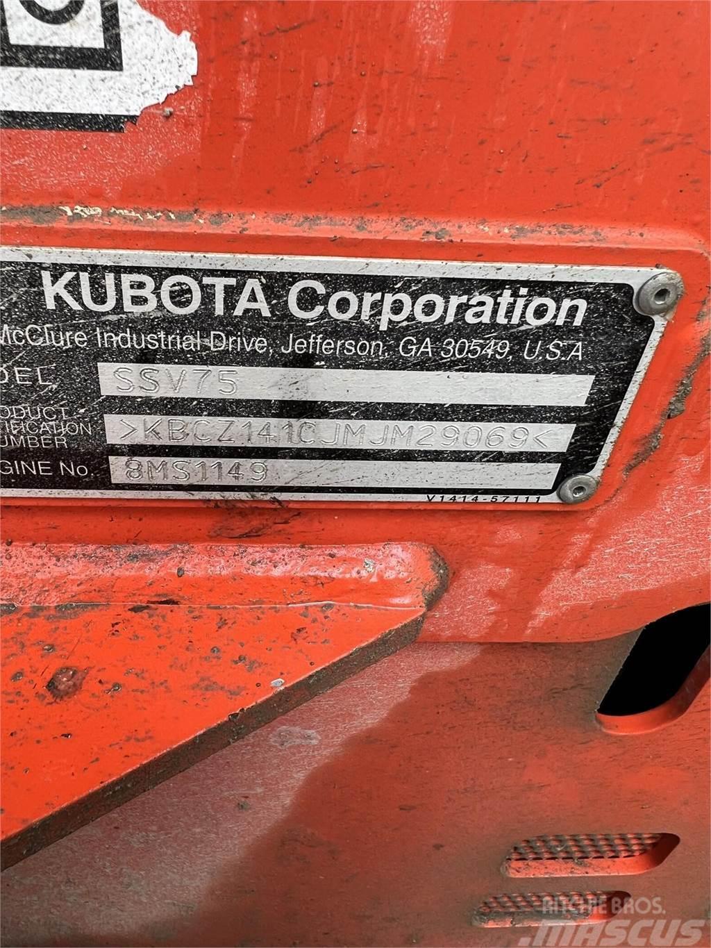 Kubota SSV75 Skid steer loaders