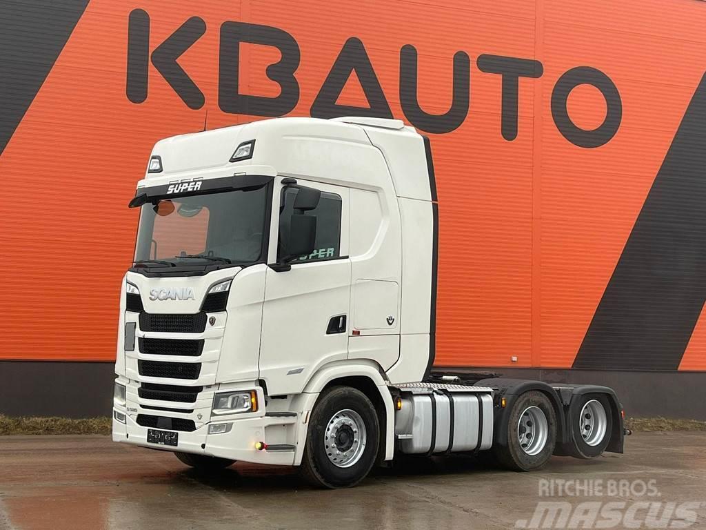 Scania S 520 V8 6x2 RETARDER / FULL AIR / DOUBLE BOGIE Tractor Units