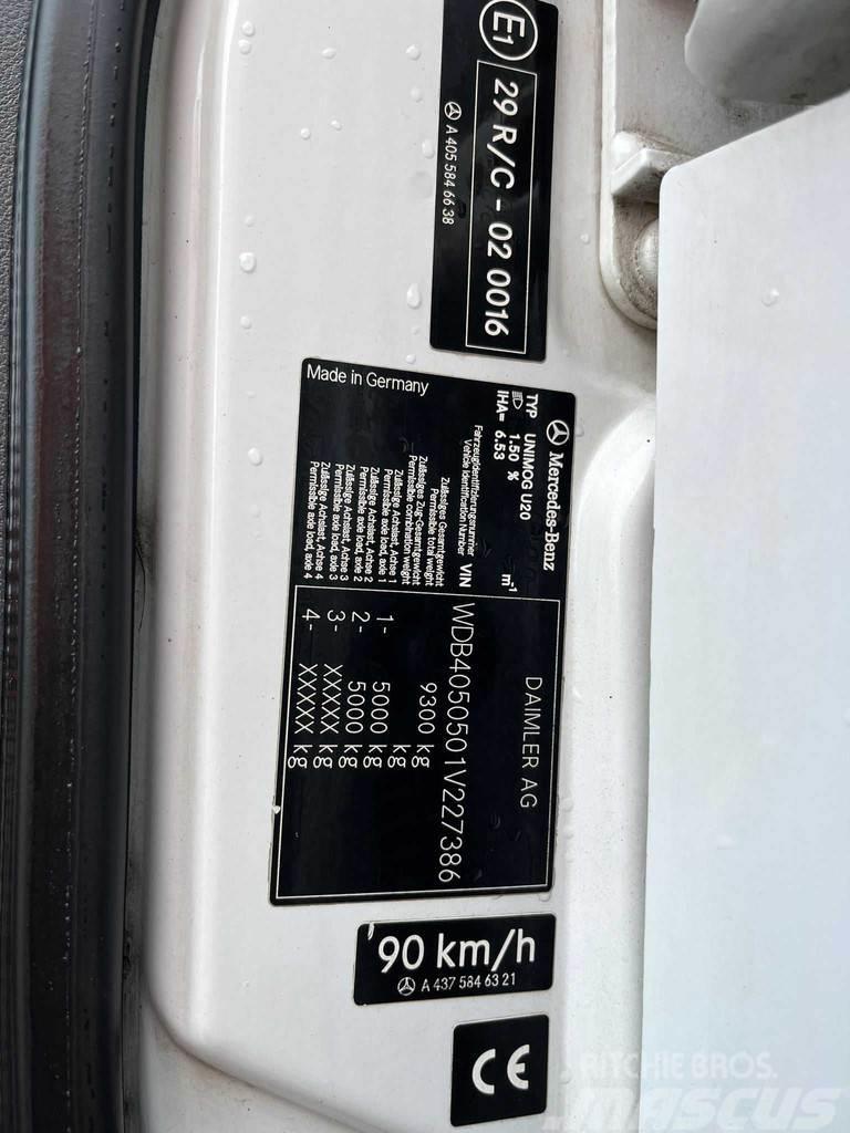 Unimog U 20 4x4 SNOW PLOW / SPREADER / TIPPER BOX Utility machines