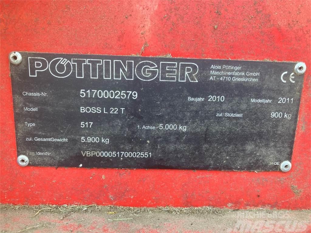 Pöttinger Boss 22LT Self loading trailers
