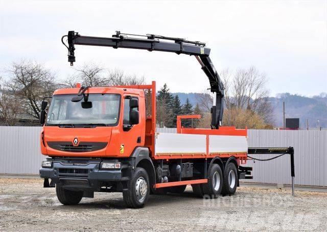 Renault Kerax 370 DXI*HIAB 144 B-3 HIDUO /FUNK *6x4 Crane trucks