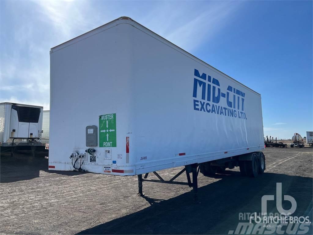 Manac 34 ft x 102 in T/A Tool Crib Box body semi-trailers