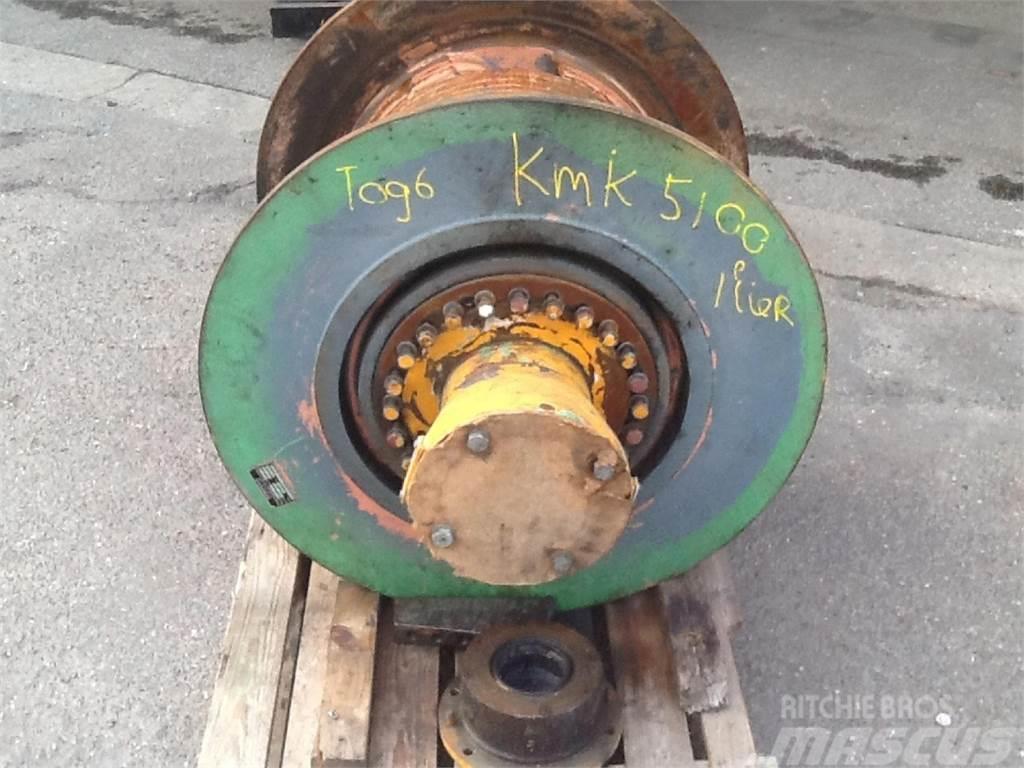 Krupp KMK 5100 winch Crane parts and equipment
