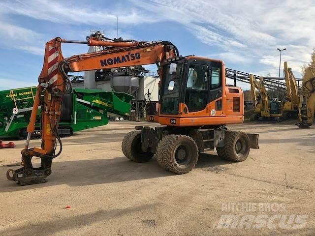 Komatsu PW148-10 Wheeled excavators