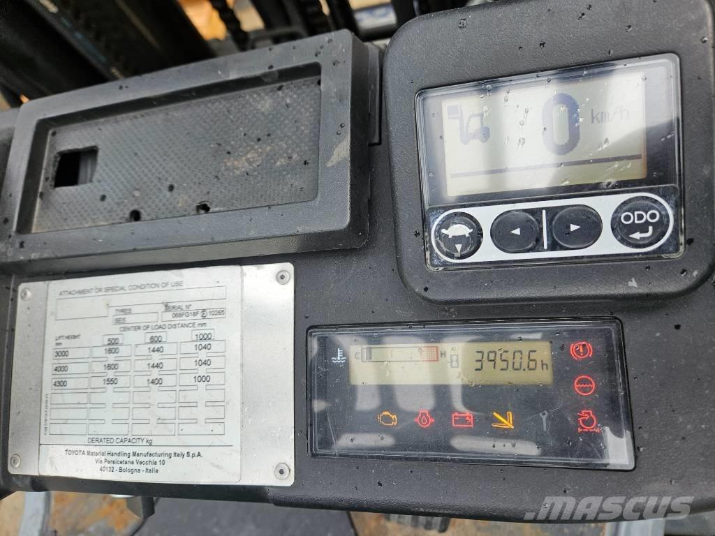 Toyota 8FGF18F LPG trucks