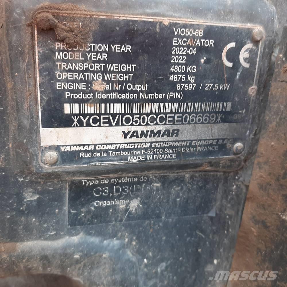 Yanmar Vio 50 Mini excavators < 7t (Mini diggers)