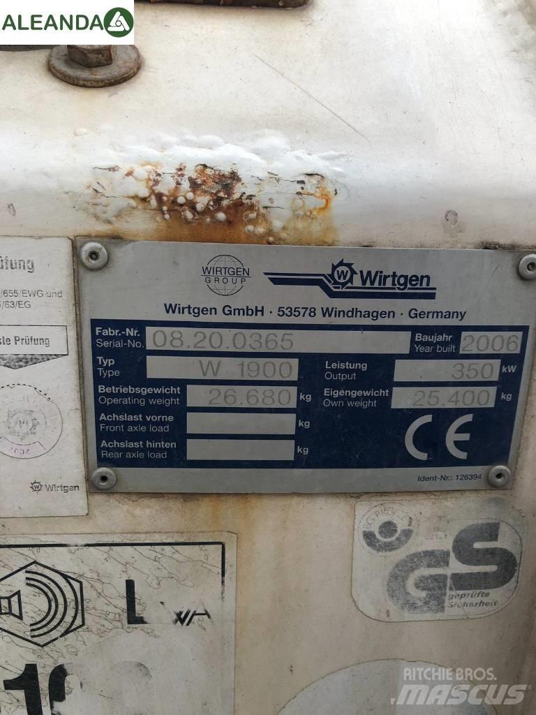 Wirtgen W1900 Asphalt cold milling machines