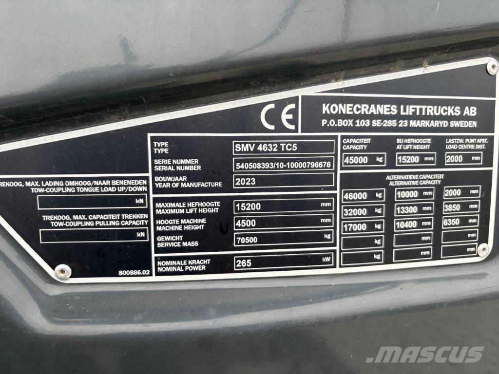 Konecranes SMV 4632 Reach stackers