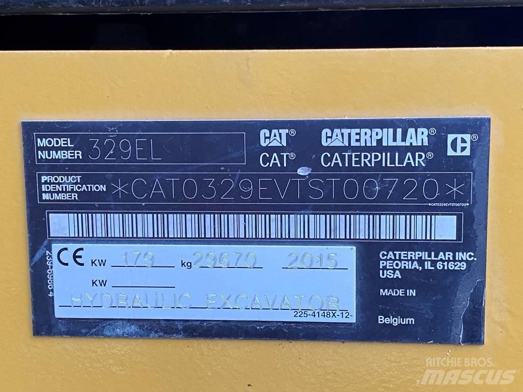 CAT 329 EL Crawler excavators