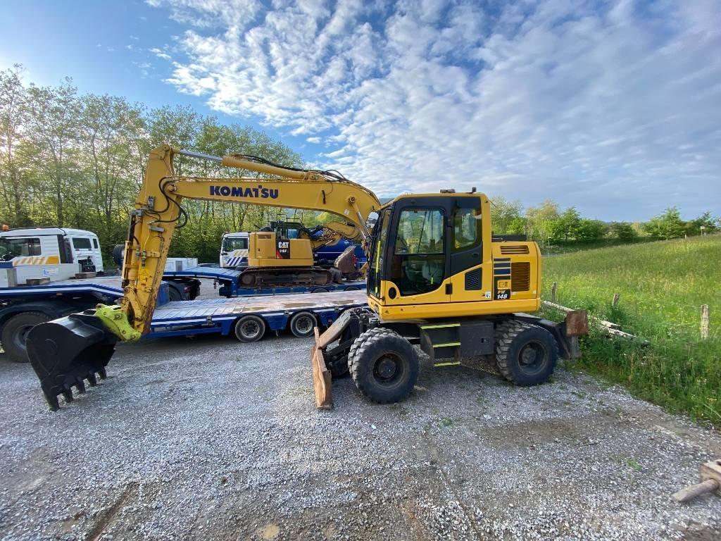 Komatsu PW 148 Wheeled excavators
