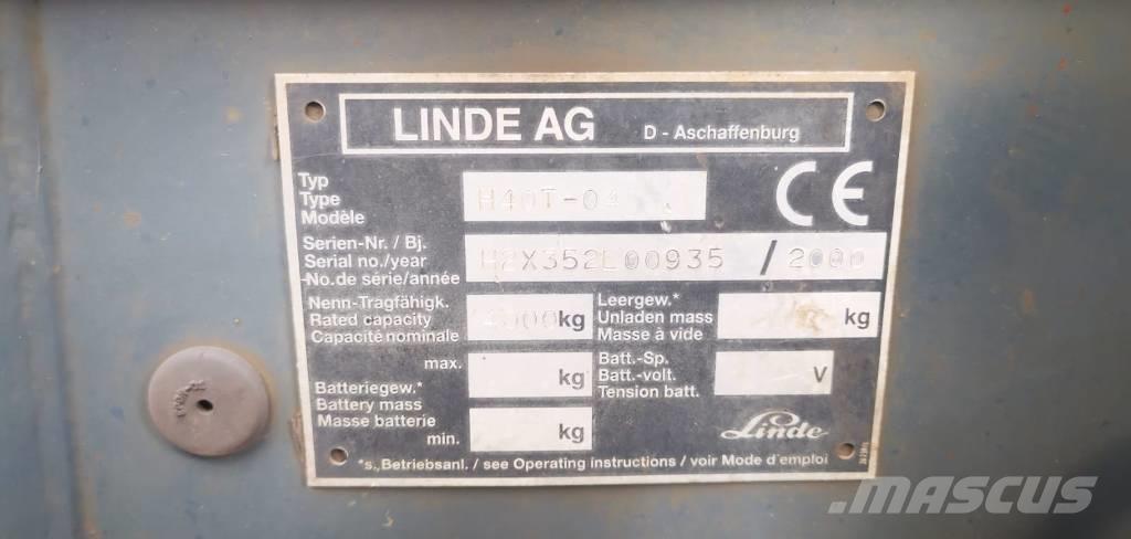 Linde H40T-01 LPG trucks