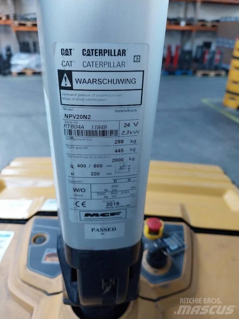 CAT NPV 20 N2 Low lift with platform