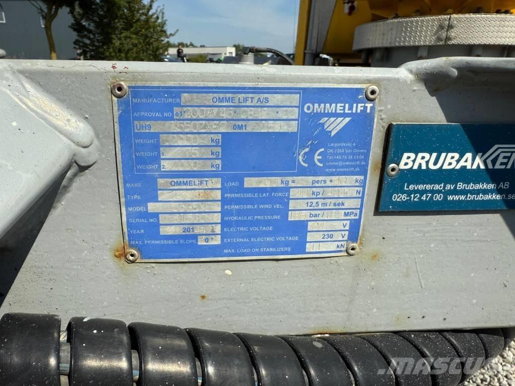Omme 1550EXB Trailer mounted platforms