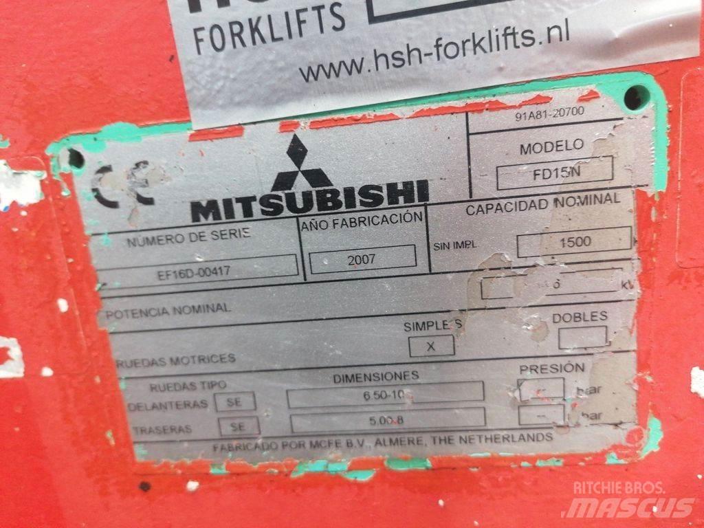Mitsubishi FD15N Diesel trucks
