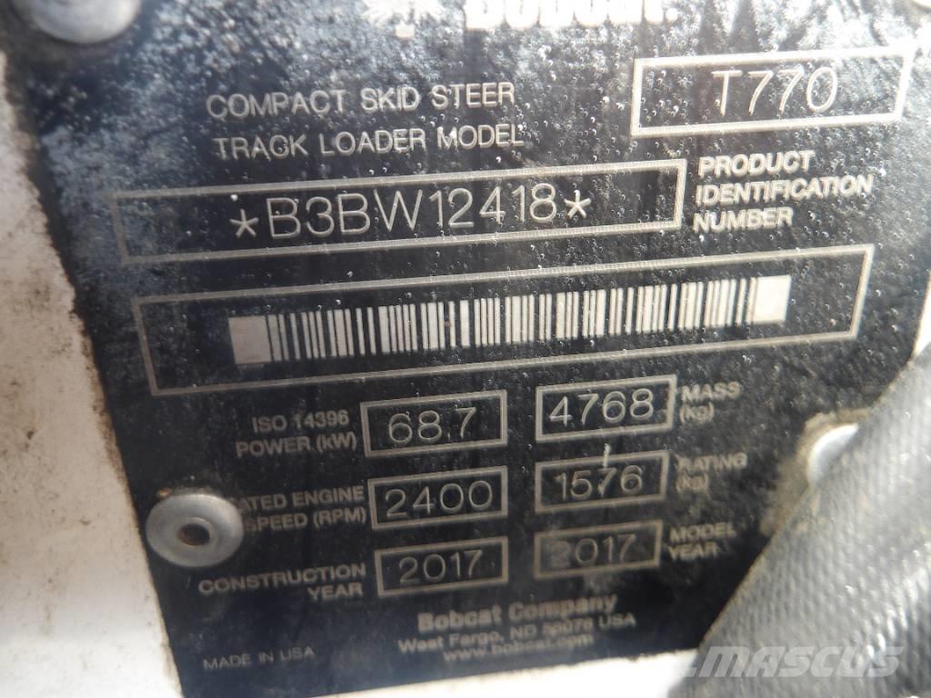 Bobcat T 770 Crawler loaders