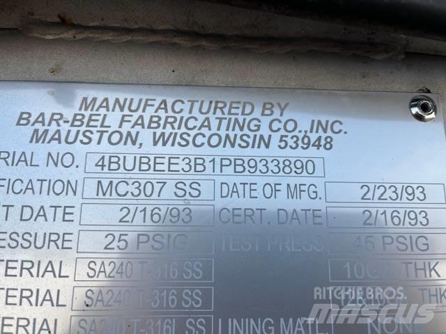  Bar-Bel Non-Code DC Tanker trailers