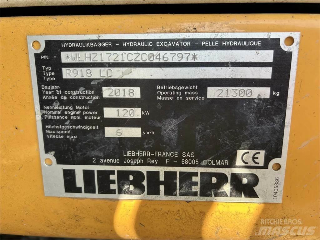 Liebherr R918 LC Crawler excavators