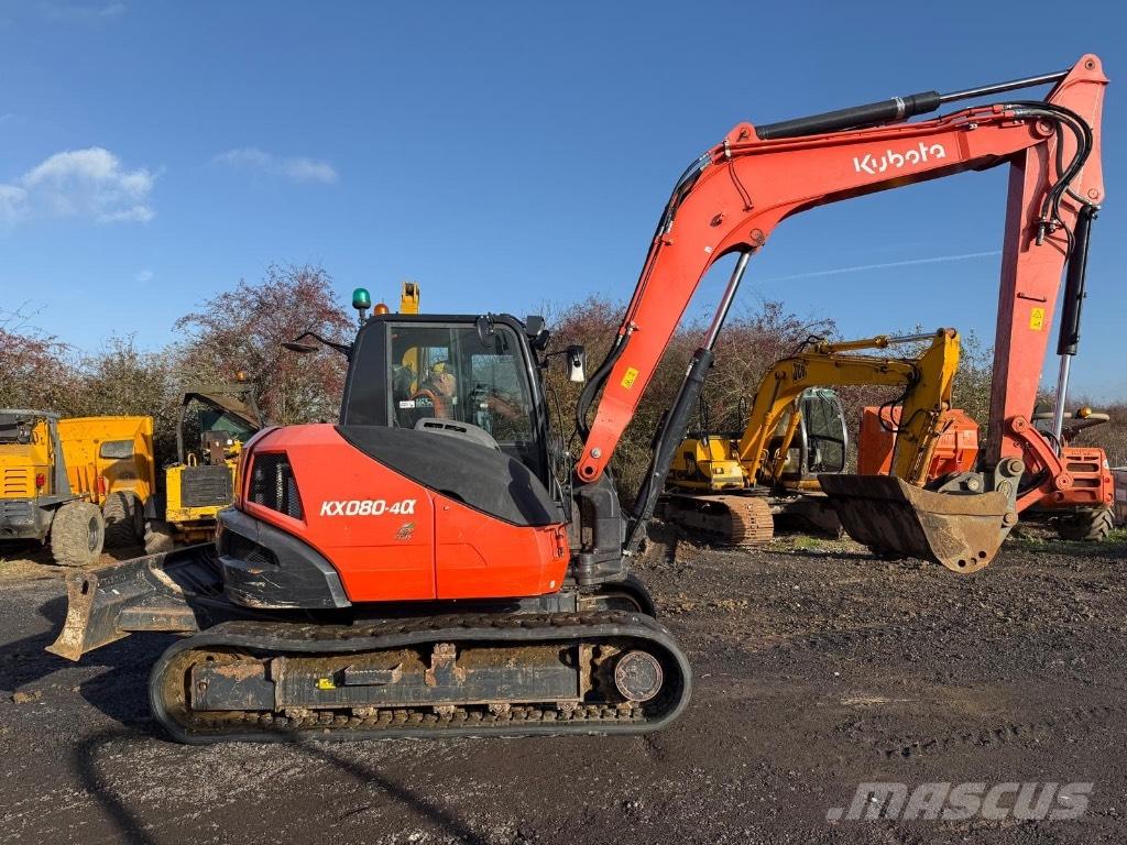 Kubota KX080-4 Mini excavators  7t - 12t