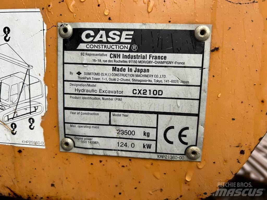 CASE CX 210 D Crawler excavators