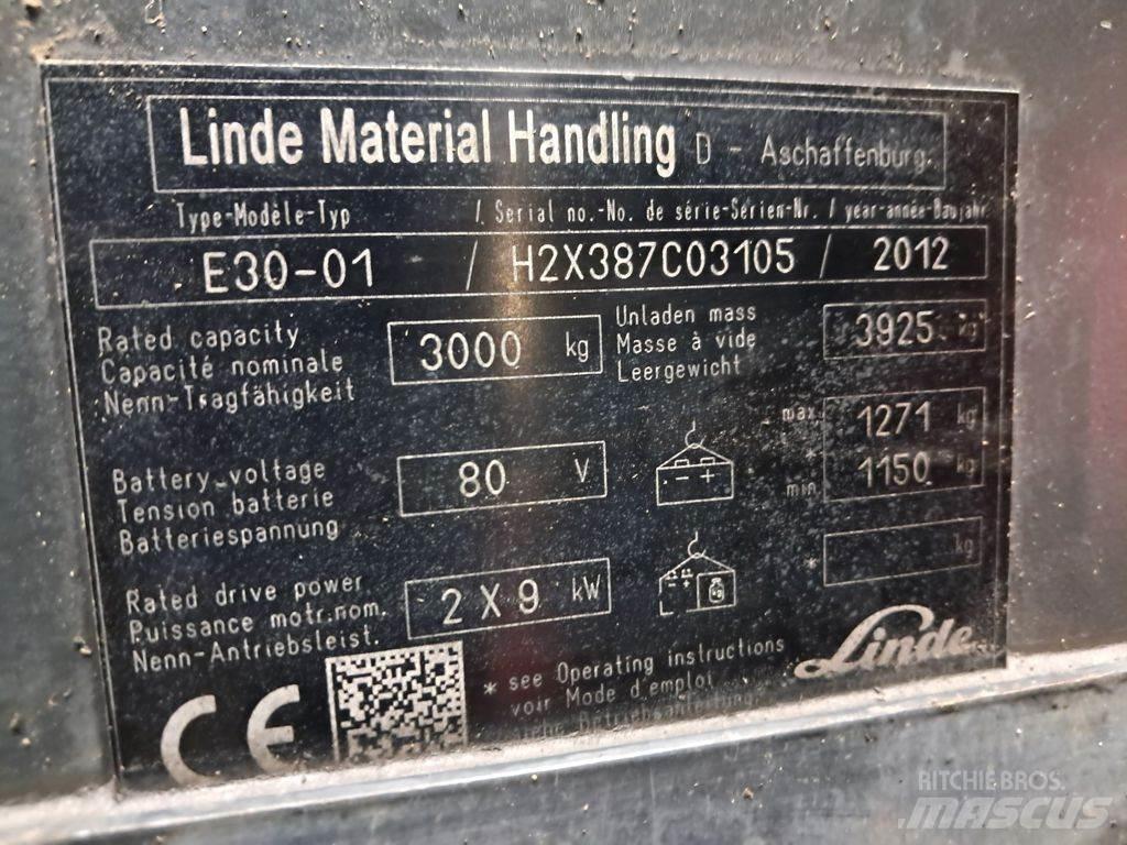 Linde E30-01 Electric forklift trucks