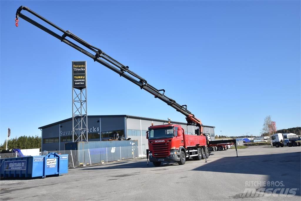 Scania G440 8X4 Truck mounted cranes