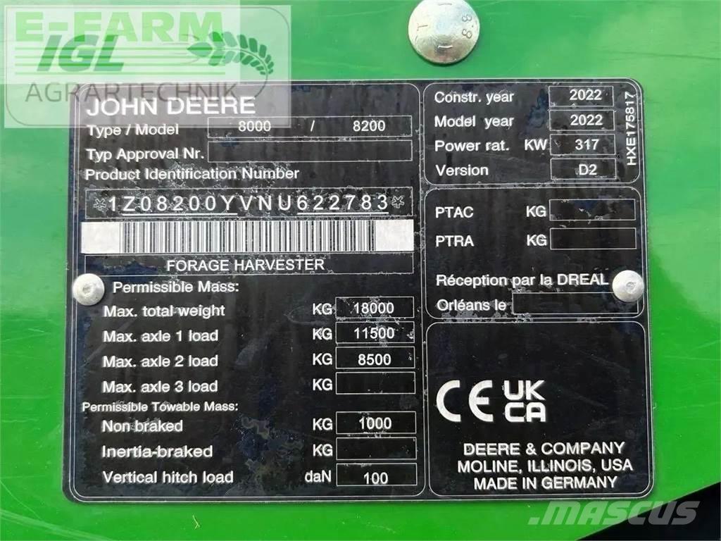 John Deere 8200 i Forage harvesters