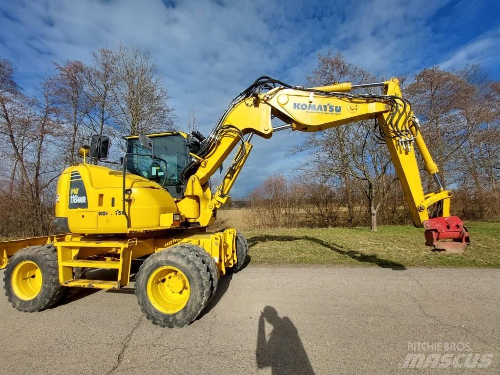 Komatsu PW 118 MR -8 Wheeled excavators