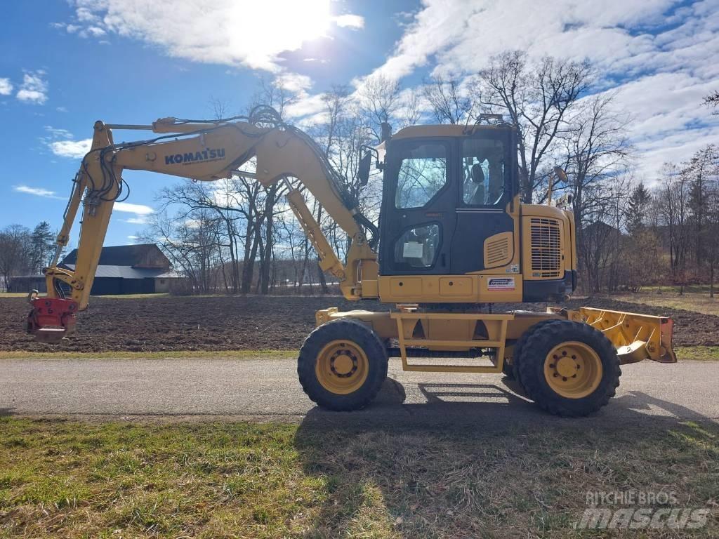 Komatsu PW 118 MR -8 Wheeled excavators