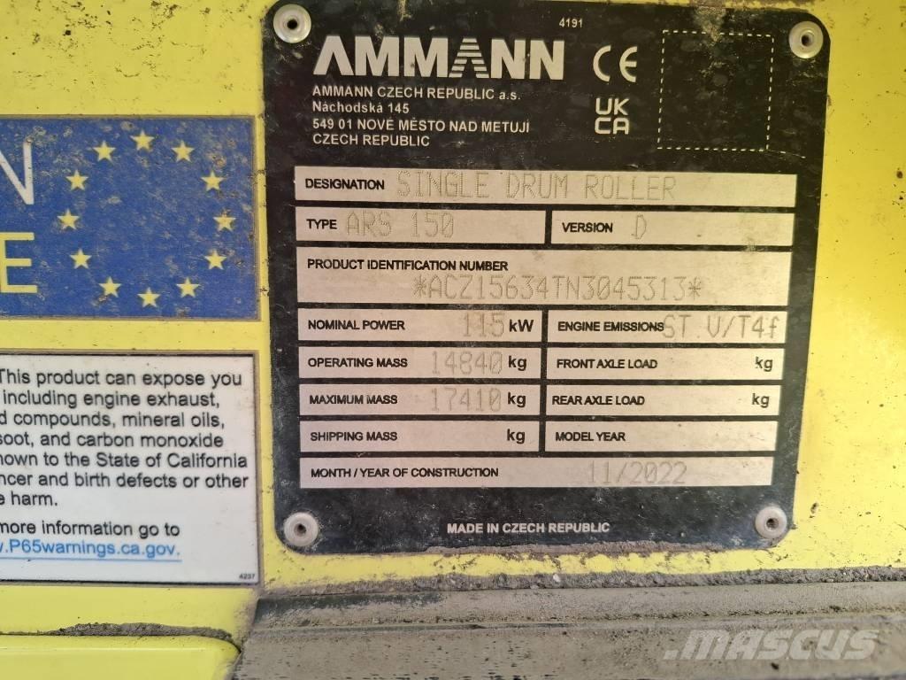 Ammann ARS 150D Tampers