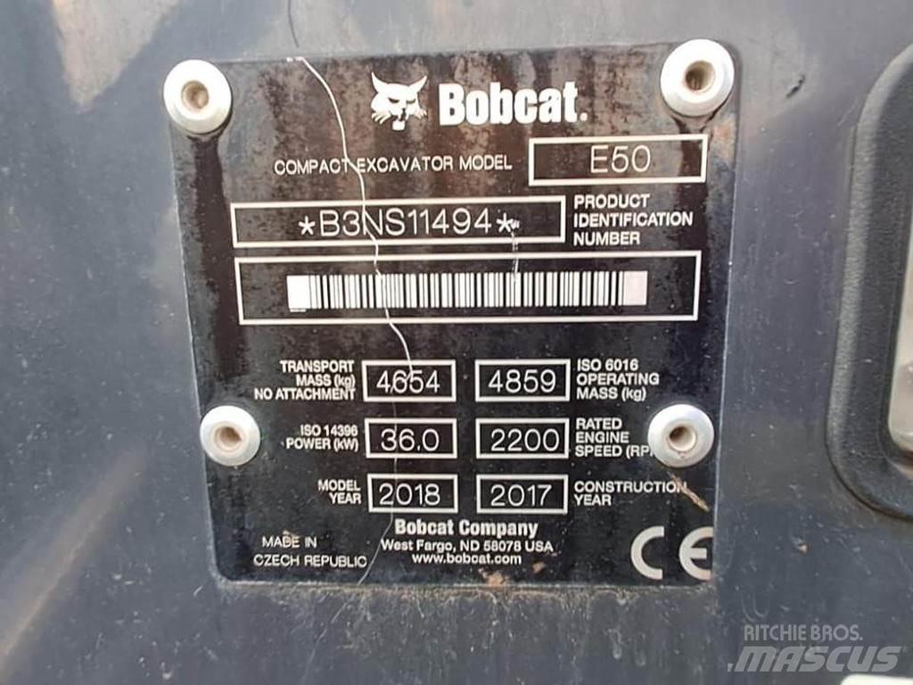 Bobcat E50 Mini excavators < 7t (Mini diggers)